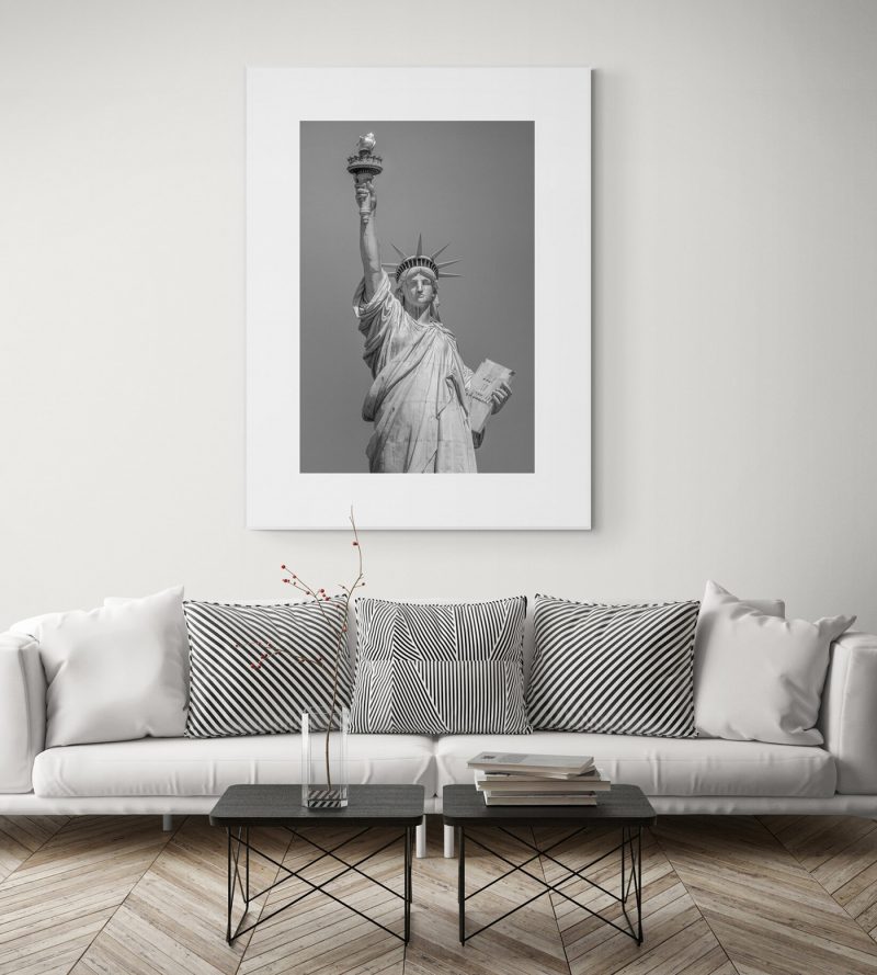 Estatua de la Libertad, Nueva York, blanco y negro por Adolfo Gosálvez. Venta de Fotografía de autor en edición limitada. AG Shop