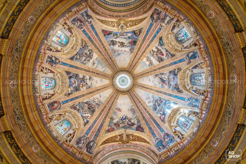Bóveda de San Francisco el Grande, Madrid, por Adolfo Gosálvez. Venta de Fotografía de autor en edición limitada. AG Shop