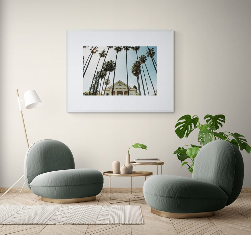 Mansión con palmeras de San Francisco, USA, por Adolfo Gosálvez. Venta de Fotografía de autor en edición limitada. AG Shop