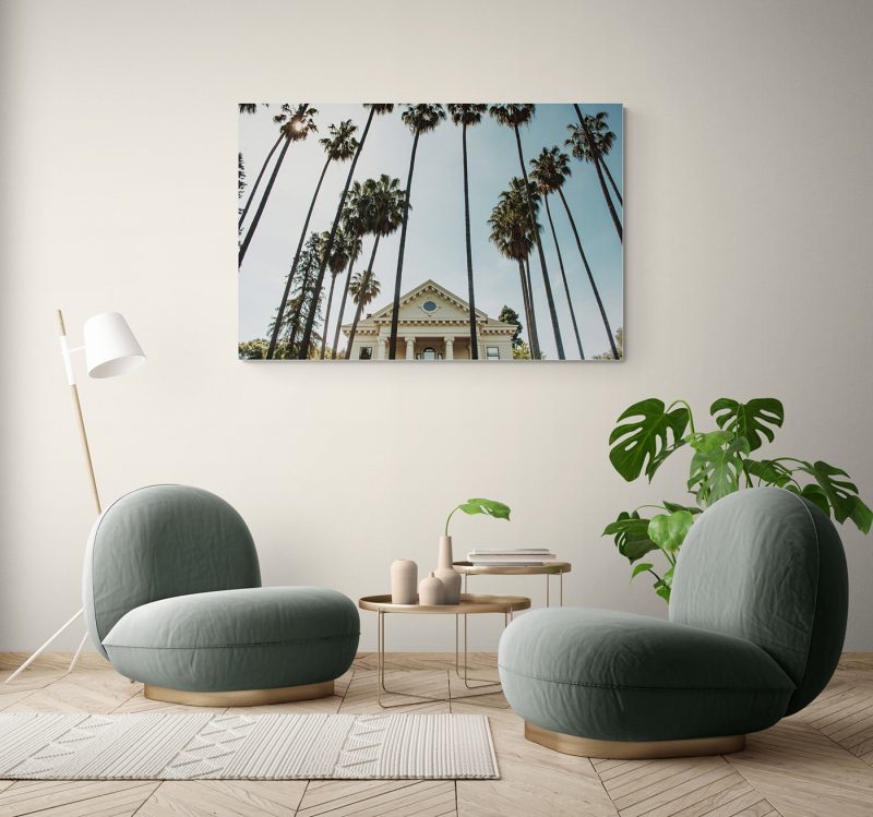 Mansión con palmeras de San Francisco, USA, por Adolfo Gosálvez. Venta de Fotografía de autor en edición limitada. AG Shop